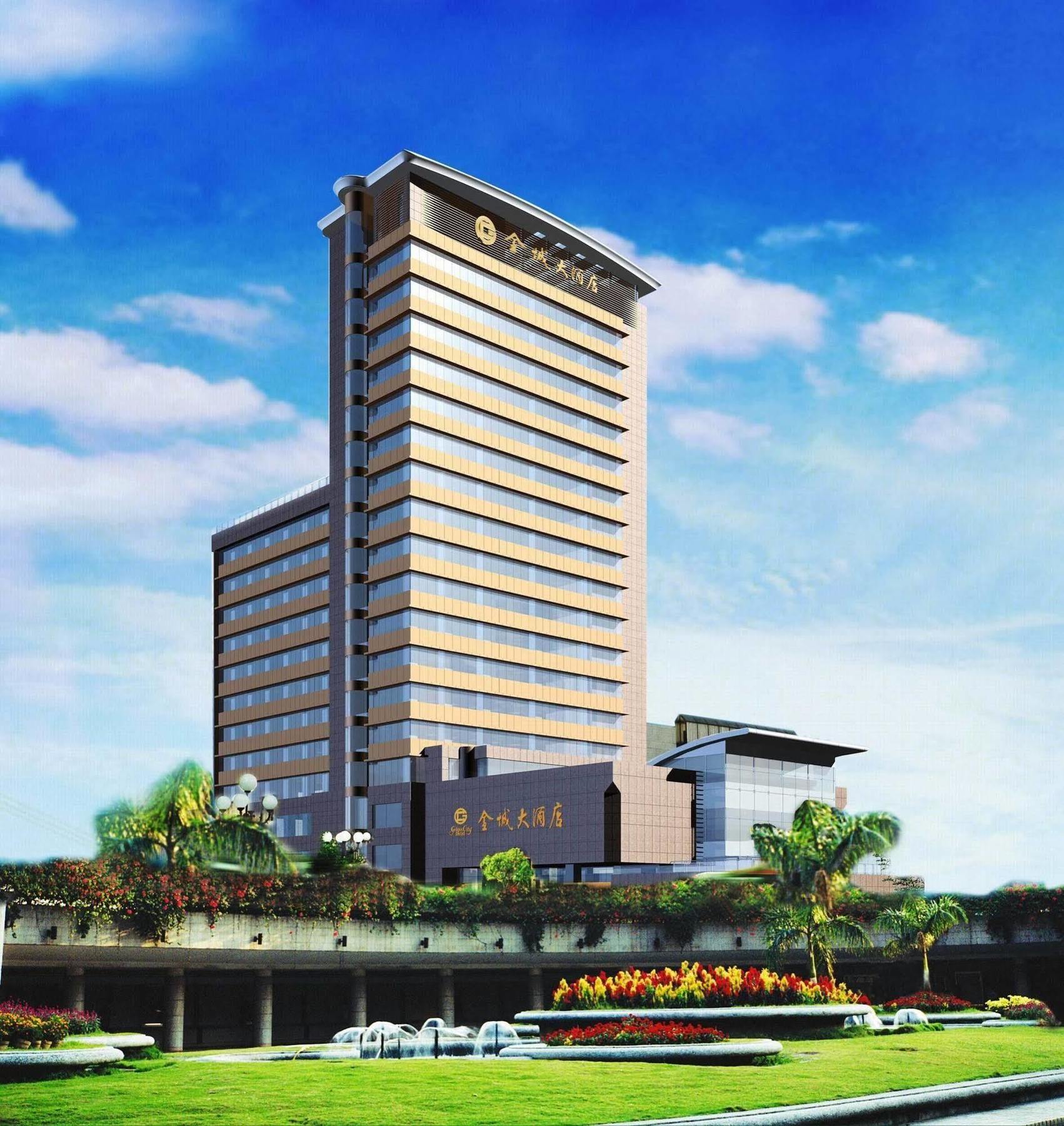 Golden City Hotel Foshan Exteriör bild